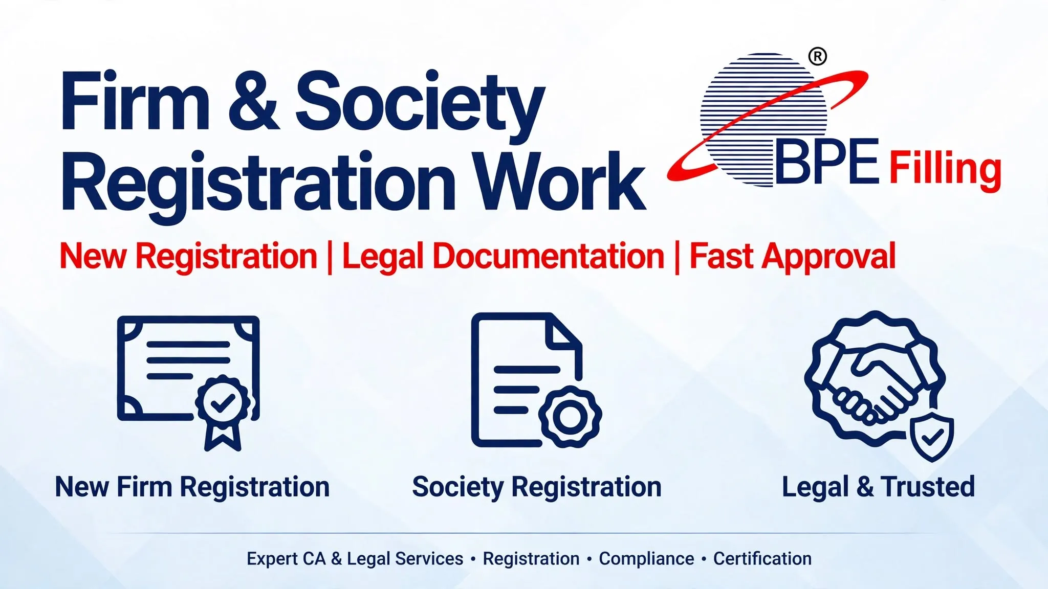 Firm and Society Registration Work